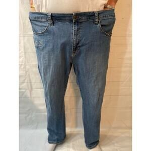 Hawx Work Gear Jeans Men’s 44x 30 Mid Rise Classic Core Blue Denim #